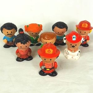Learning Curve Play Town Action Figures Bundle of 8 Play Set